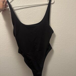 SKIMS Black One Piece Swimsuit